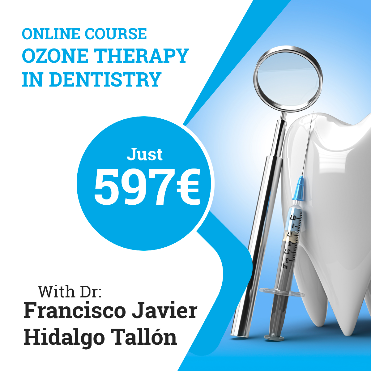 online course on ozone therapy in dentistry by doctor javier hidalgo tallón
